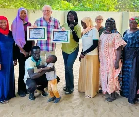 Foto's 4de Pijler Plan for Gambia