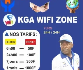 Nouvelle zone Wi-Fi 📶 dispo chez KGA !