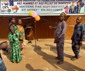 Aankomst D.A.P.I. Bénin