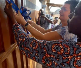 Inhuldiging naaiatelier