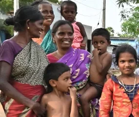 Dorpelingen in Tamil Nadu