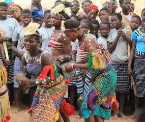 Feesten op een geslaagd project in Bénin