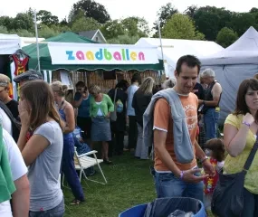 Onze jaarlijkse zaadballenstand op het Sfinks Mixed festival