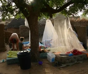 Onze overnachtingsplaats in Niger