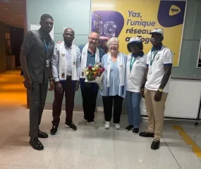 Arrival of our partners in Togo as part of KGA Right to Life activities. 