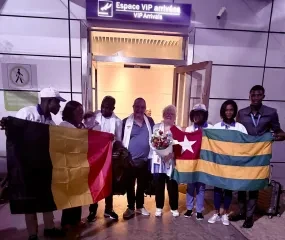 Arrival of our partners in Togo as part of KGA Right to Life activities. 
