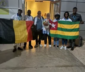 Arrival of our partners in Togo as part of KGA Right to Life activities. 