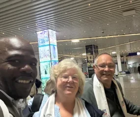 Arrival of our partners in Togo as part of KGA Right to Life activities. 