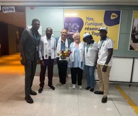 Arrival of our partners in Togo as part of KGA Right to Life activities. 