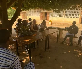 02/12/2025 – Keita Akoda: first contact with the school and its representatives.