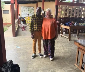 A visit to the Aklala Batik training center in Kpalimé.