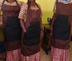 opleiding naaien in atelier "maison des Femmes"