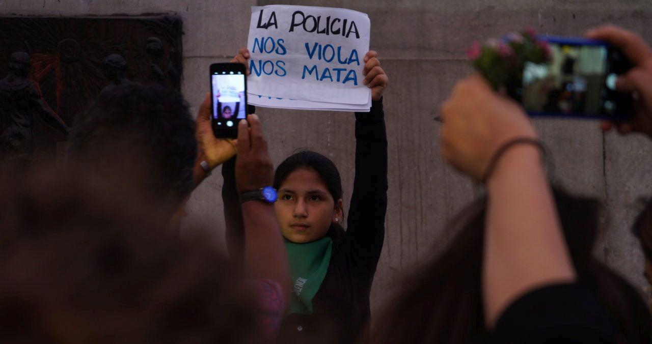 Protest voor meer vrouwenrechten in Peru