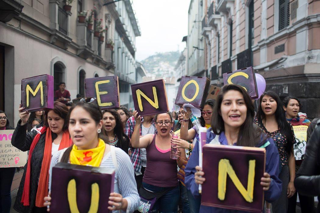Protest in Ecuador - 'Vivas Nos Queremos'
