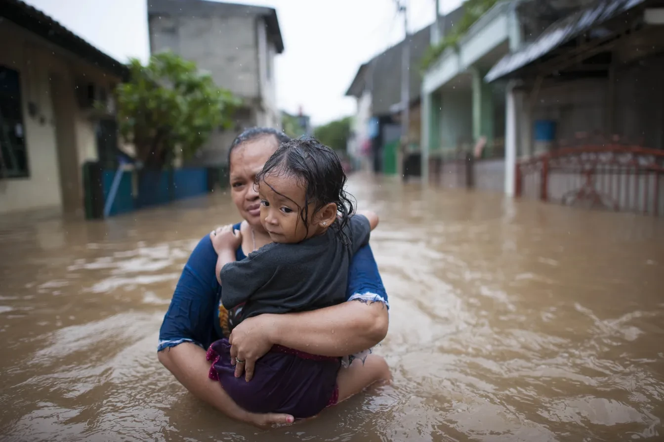 overstroming kind migratie klimaat