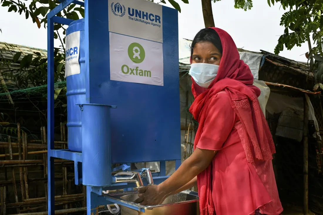 Handwaspunt in Bangladesh