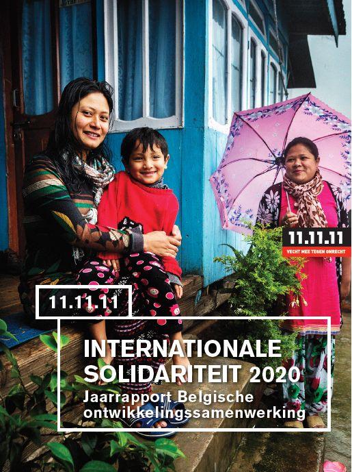 Cover jaarraport Belgische Ontwikkelingssamenwerking in 2019