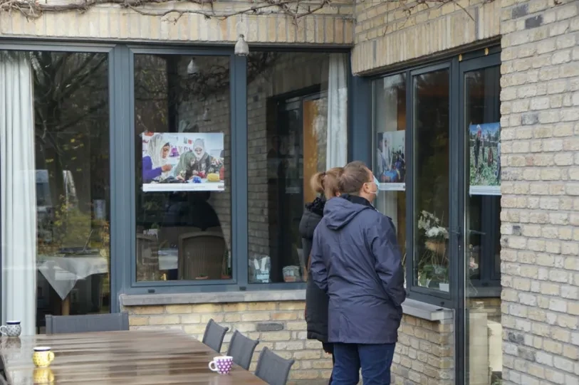 Openluchtfototentoonstelling