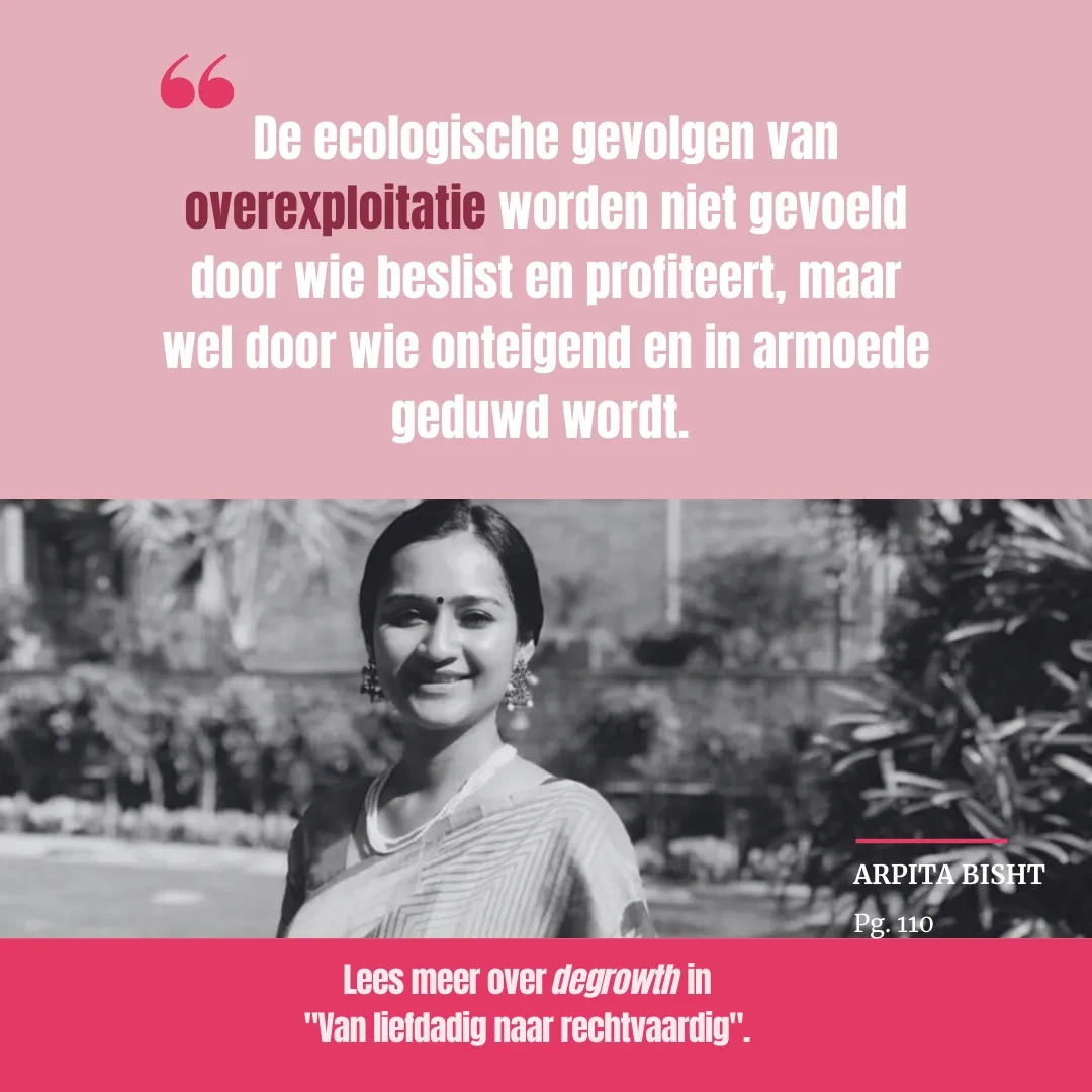 Quote uit het boek 'Van liefdadig naar rechtvaardig'
