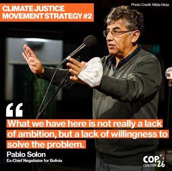 Pablo Solan op COP26