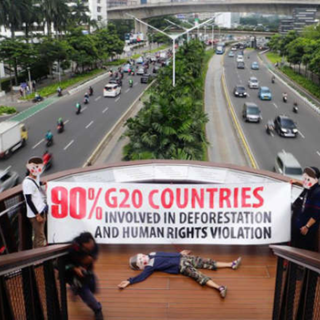 Protest op de G20
