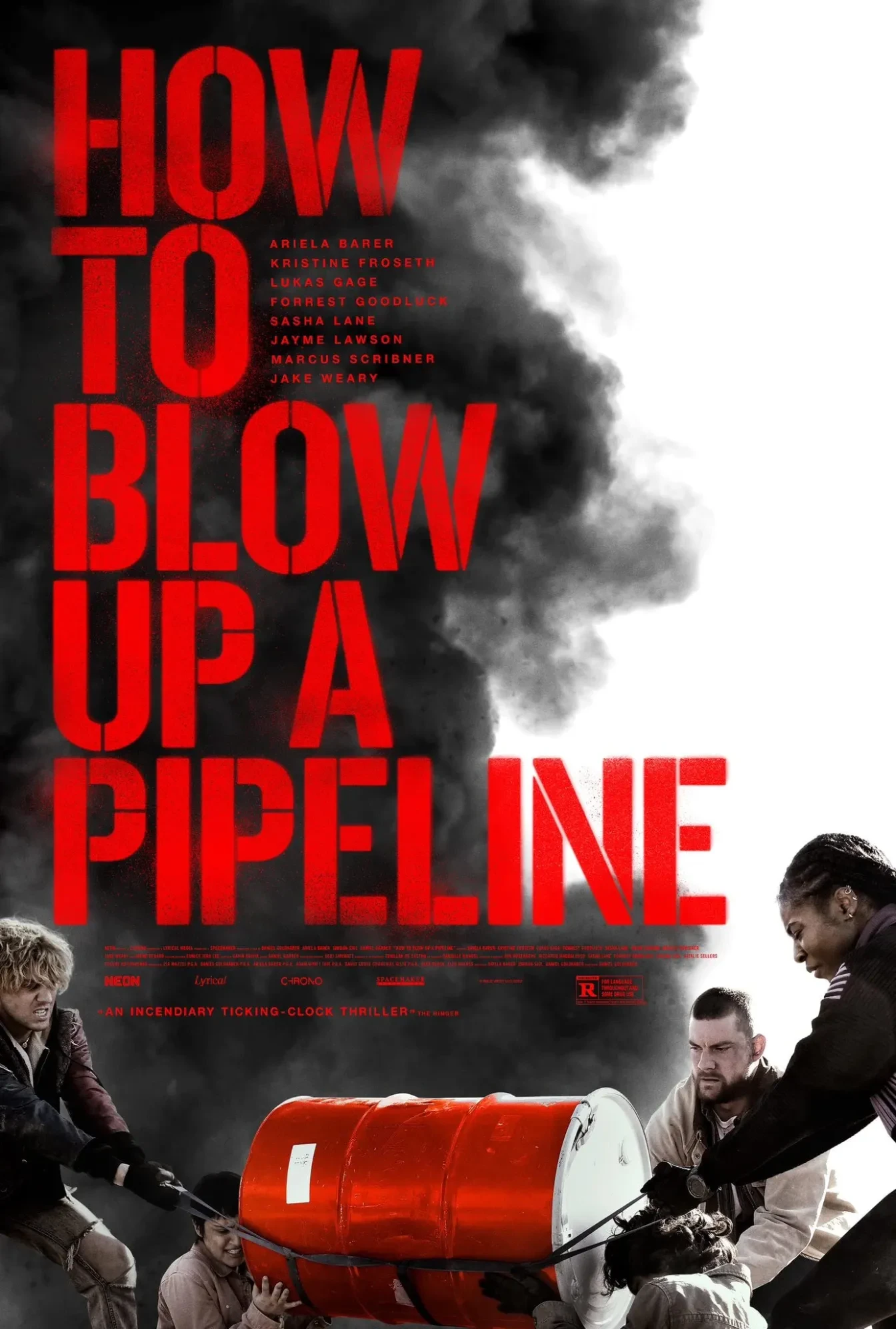 Filmposter - how to blow up a pipeline