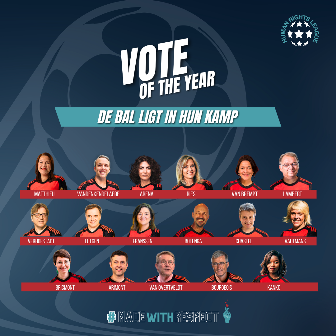 Vote of the year - zorgplicht - alle spelers