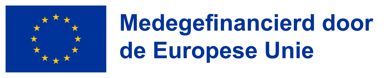 Logo EU met tekst 'Medegefinancierd door de Europese Unie