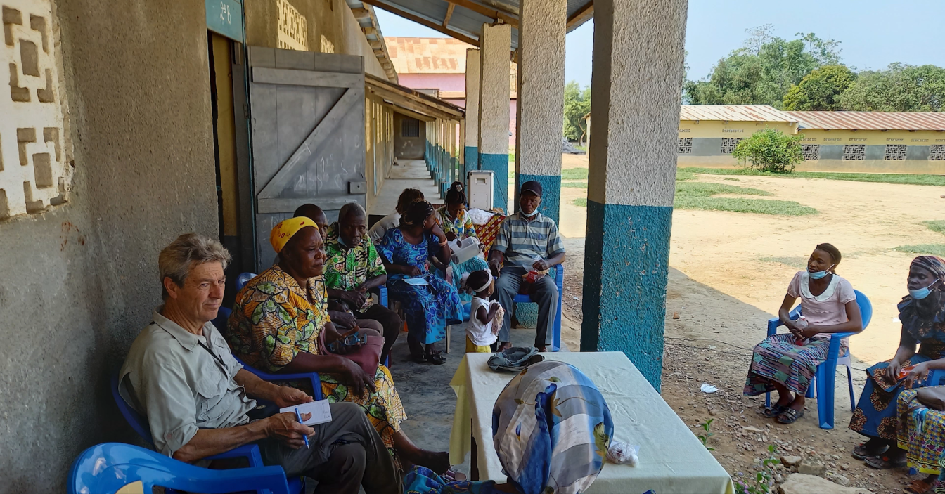 Bestuur van Kalasi op bezoek in Congo