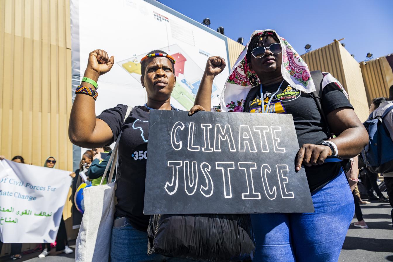 Activisten op de klimaattop
