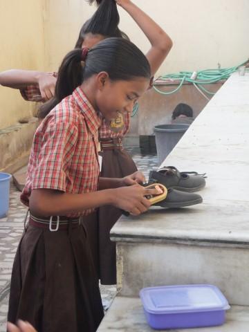Astha in weeshuis van 4de Pijlerorganisatie Samarpan in India