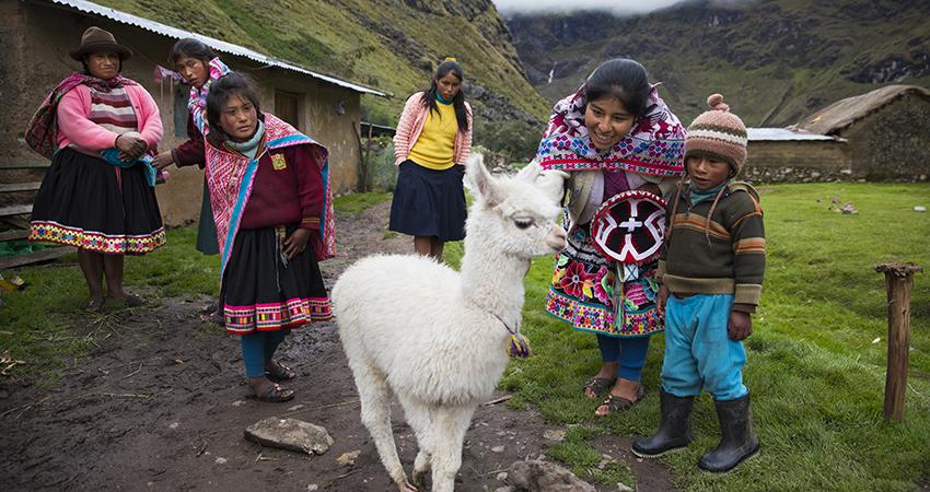 Leven in het hooggebergte van Peru