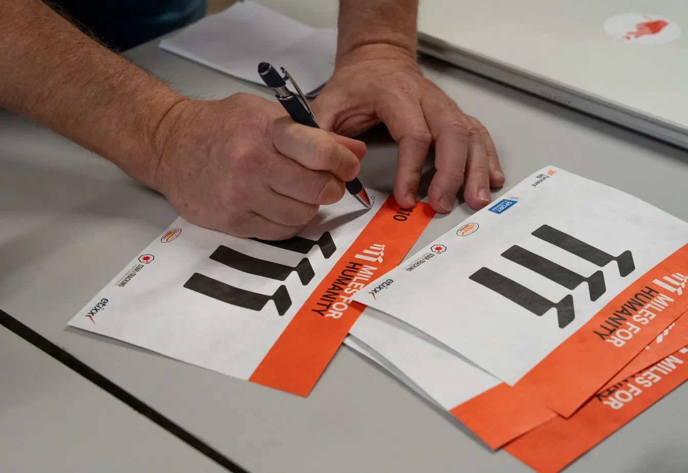 Foto Inschrijvingen Miles for Humanity