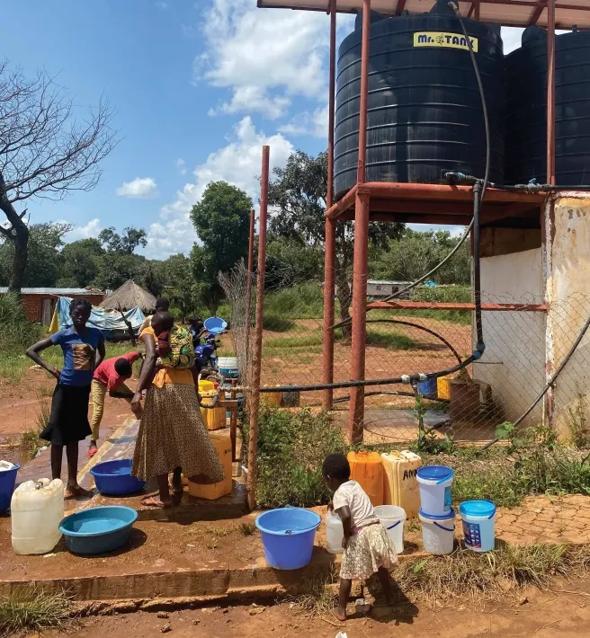 Waterreservoir in Kolwezi