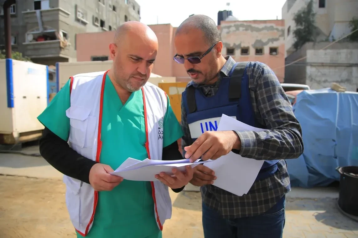Mohammed Salha Al-Awda ziekenhuis Gaza