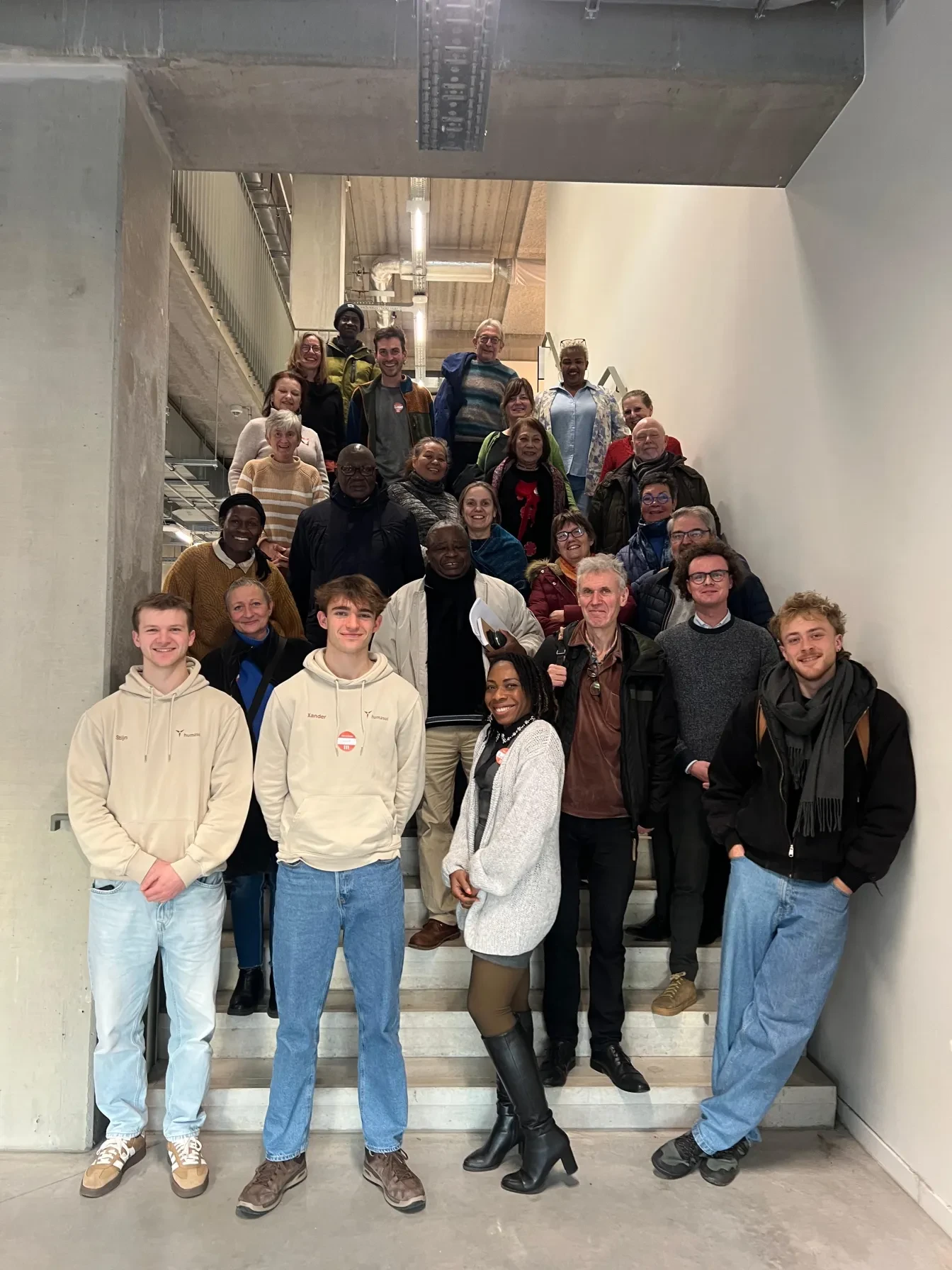 Groepsfoto deelnemers Basisvorming internationale solidariteitsprojecten 2025 Brugge