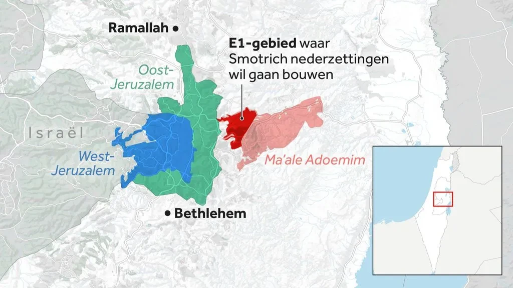 Het E1-project zou de Westelijke Jordaanoever letterlijk opdelen in noord en zuid.