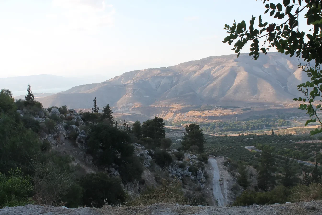 Bezette Golanhoogten in Syrië