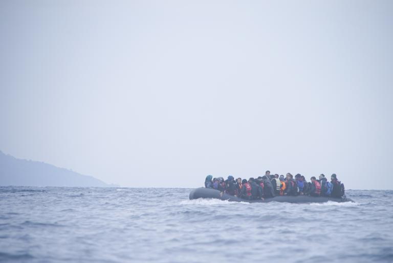 vluchtelingen bootje