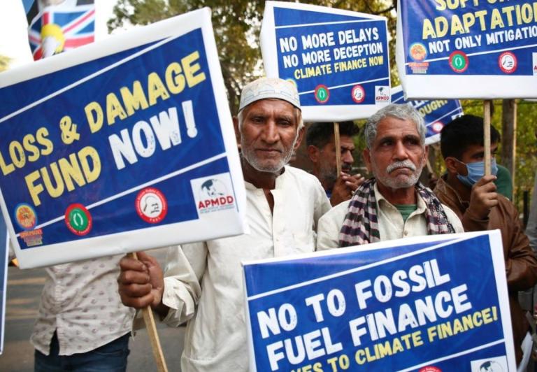 Klimaatprotest Pakistan