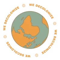 Logo We Decolonize van UCOS/VUB