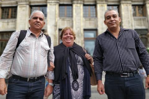 Cubaanse vakbondsactivisten bezoeken België