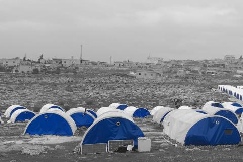 Bab al-Salam vluchtelingenkomp in Syrië