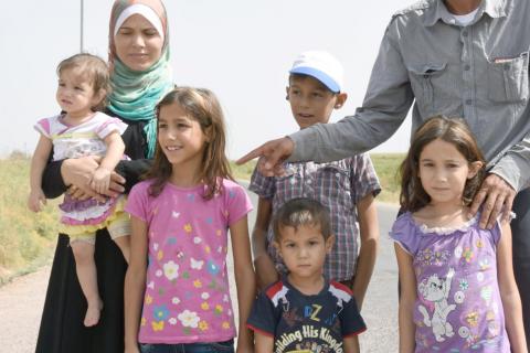 Syrisch gezin in Turkije