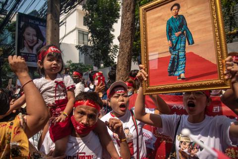 Protesten in Myanmar