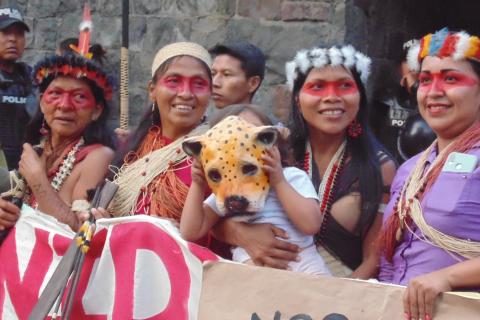Inheemse vrouwen strijden voor Yasuni