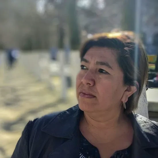 Marta Zaldaña, vakbondsleidster  in El Salvador