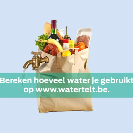 Bereken hoeveel water je verbruikt