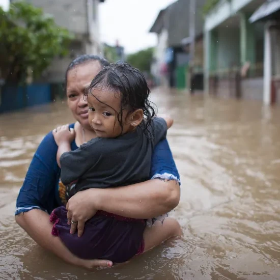 Overstroming in Banjir, Jakarta © World Meteorological Organization