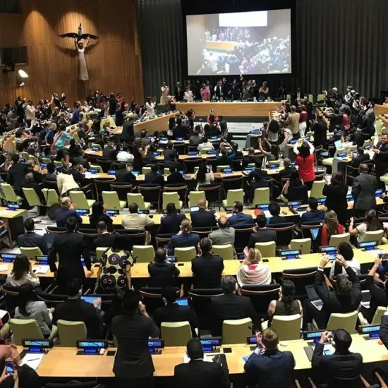 Goedkeuring Global Compact for Migration © Rahma Gamil Soliman, IOM